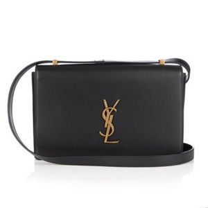 MEDIUM DYLAN SAINT LAURENT SATCHEL BLACK LEATHER